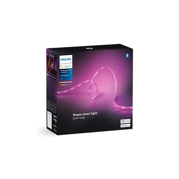Anslutningsbar LED-list - Philips Hue - Solo Lightstrip - 3 m - Vit - Inbyggd LED