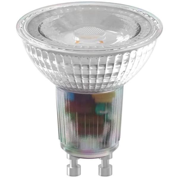 LED-reflektorlampa - CALEX - GU10 - 4,9 W - 345 lm - 2700 K - Variabel intensitet - Krom