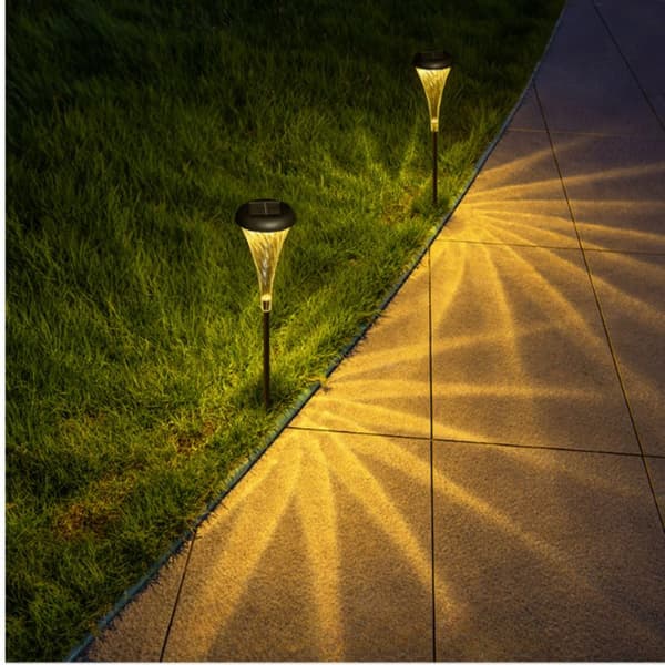 INF Solar Garden Lights Outdoor Solar Powered Lights 2-Pack