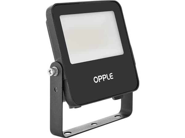 OPPLE Lighting Re144-30W-840-BL, Svart, IP66, Gjuten aluminium, Polykarbonat, Härdat glas, I, IK07, 1 m