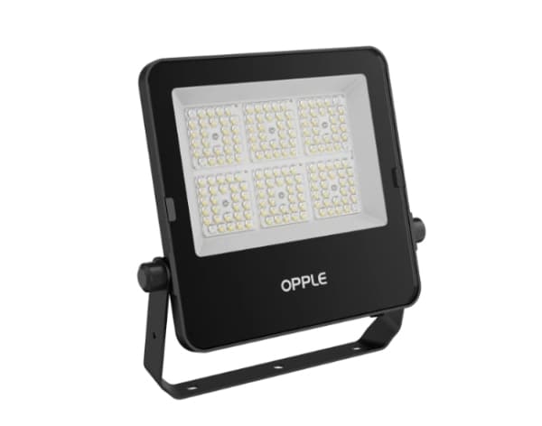 OPPLE Lighting EcoMax G3, Svart, IP66, Gjuten aluminium, Polykarbonat, Härdat glas, I, IK07, 1 m