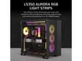 Pikkukuva 5 / 5: CORSAIR LS350 Aurora RGB - Valaistussarja - musta - 350 mm