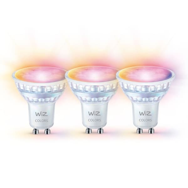 WiFi Smart LED GU10 50W 345lm Farve + Varm-kølig hvid 3-pak