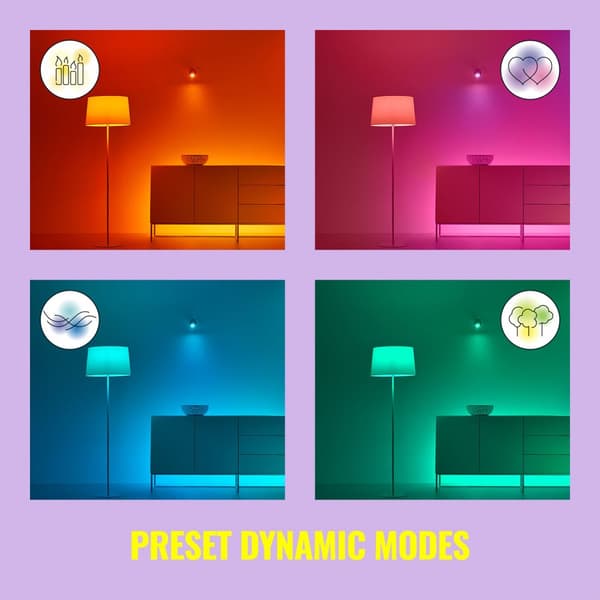 WiFi Smart LED E27 P45 40W 470lm Väri