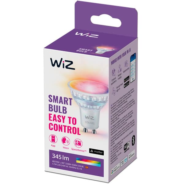 WiFi Smart LED GU10 50W 345lm Farve + Varm-kølig hvid 1-pak