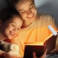 Miniatyrbillede 2 af 3: LED-boglampe med USB-opladning og justerbar lysstyrke