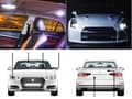 Miniatyrbillede 4 af 10: 2-Pack - T10 W5W Vita Diodlampor - Bil LED-Ljus