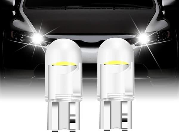 2-Pack - T10 W5W Vita Diodlampor - Bil LED-Ljus