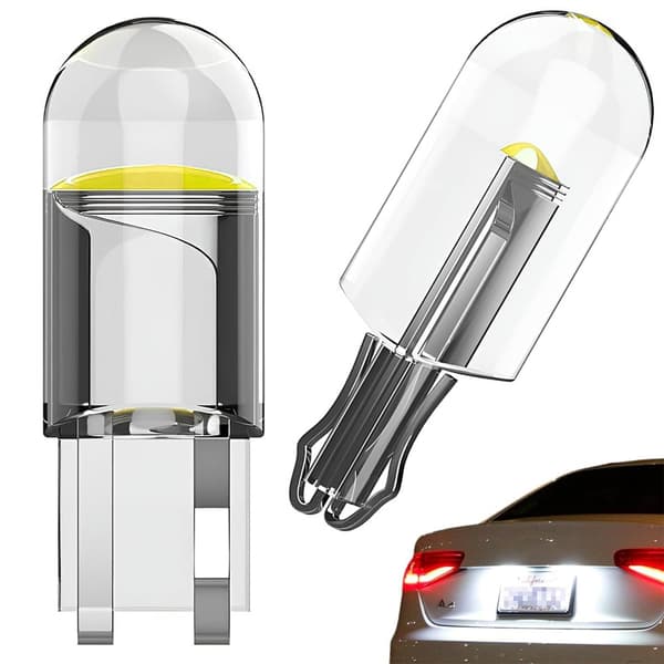 2-Pack - T10 W5W Vita Diodlampor - Bil LED-Ljus