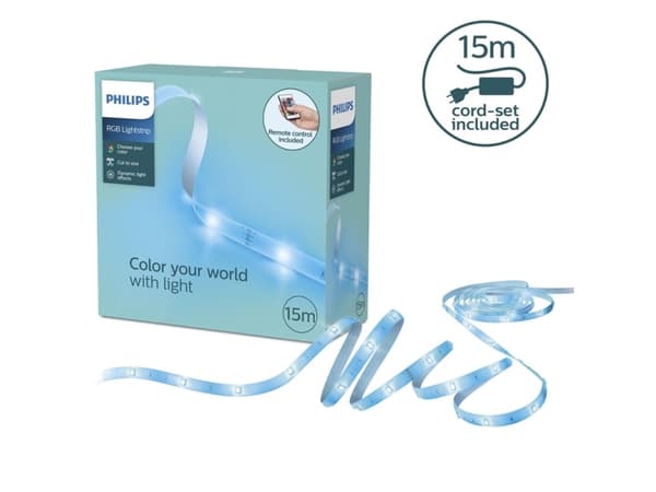 Philips 8720169322530, Universale lysstriper, Ambience, Innendørs, Soverom, Spise rom, Gang, Hjemme kontor, Kjøkken, Stue, Hvit, Plast