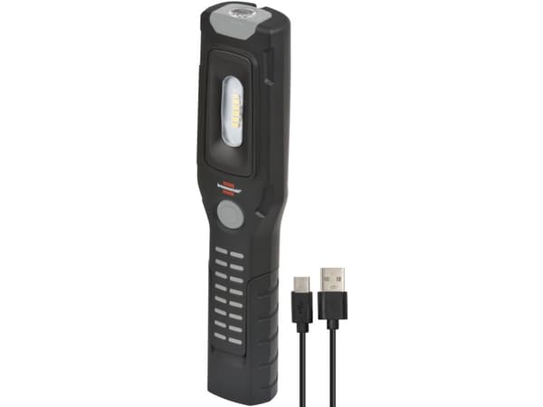 Brennenstuhl 1175670110, LED, 280 g, IP20, 2500 mAh, Musta, Kädessä pidettävä työvalo musta