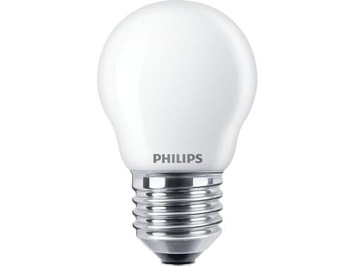 Philips MASTER Value LED Krone Dæmpbar 3,4W (40W) E27 P45 927 Mat Glas