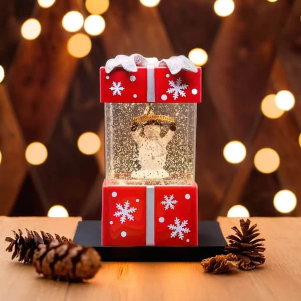 Snöglob med LED-ljus - Julklapp