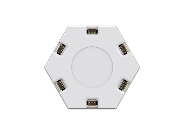 Trust GXT 903 VYBZ - Lyspanelsett - LED - klasse G - RGB-lys - sekskant - hvit (en pakke 3)