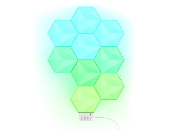 Trust GXT 905 Vybz, Hexagon, Vegg, Hvit, 24 W, RGB, AC