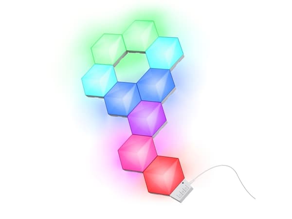 Trust GXT 905 Vybz, Sexhörnig, Vägg, Vit, 24 W, RGB, AC
