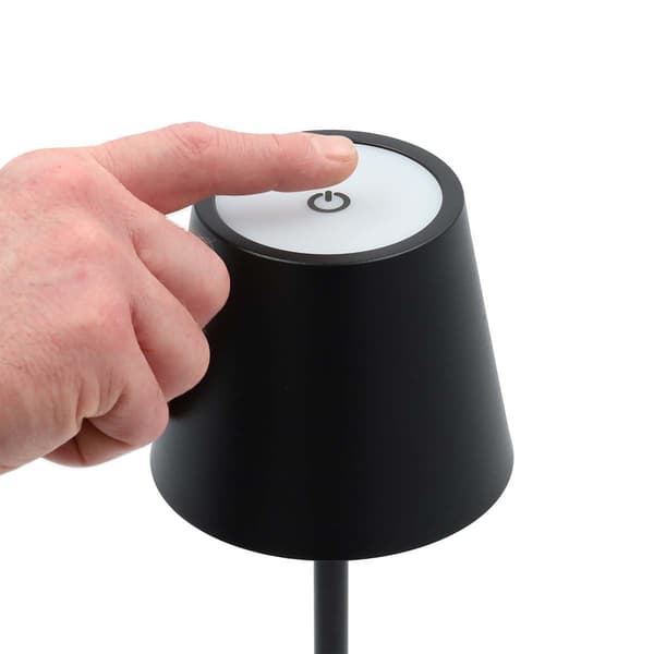 Nedis Uppladdningsbar LED-bordslampa för utomhusbruk - Svart