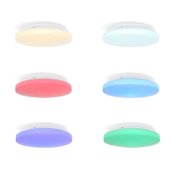 Nedis SmartLife Taklampe med Wi-Fi – Kompatibel med Alexa og Google Home