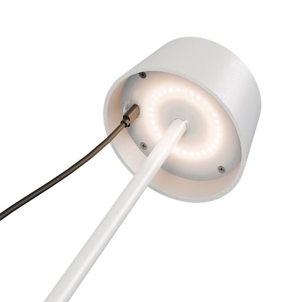 Goobay LED Bordslampa med solcellsladdning och touchkontroll - Vit