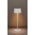 Miniatyrbilde 2 av 4: Goobay LED-bordlampe med solcellelading og berøringskontroll - hvit