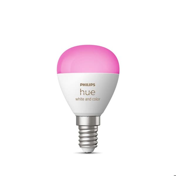 Philips Hue Vit och färgatmosfär, sfäriskt ansluten LED-lampa Bluetooth-kompatibel, E14
