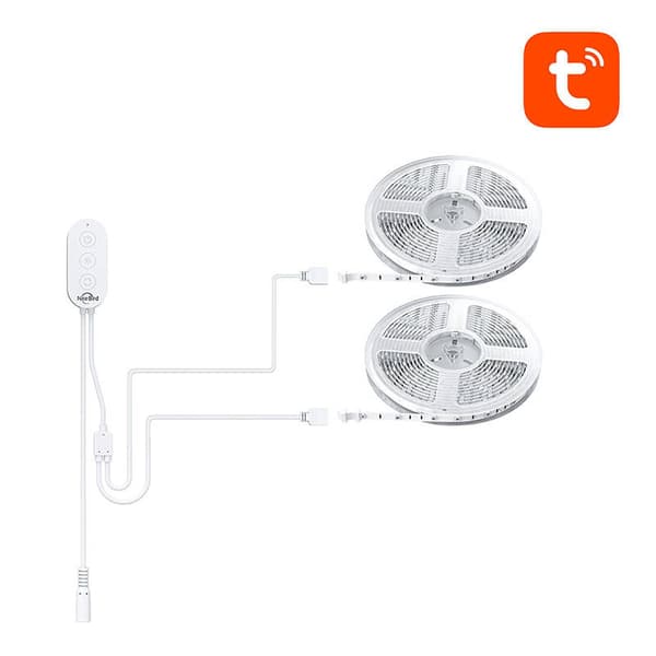 Smart WiFi RGB LED-ljuslist NiteBird SL3 (2x5m), Tuya
