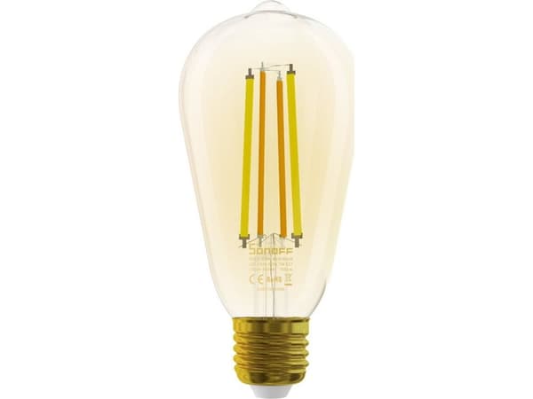 Sonoff B02-F-ST64, 7 W, E27, 700 lm, 15000 t, gul