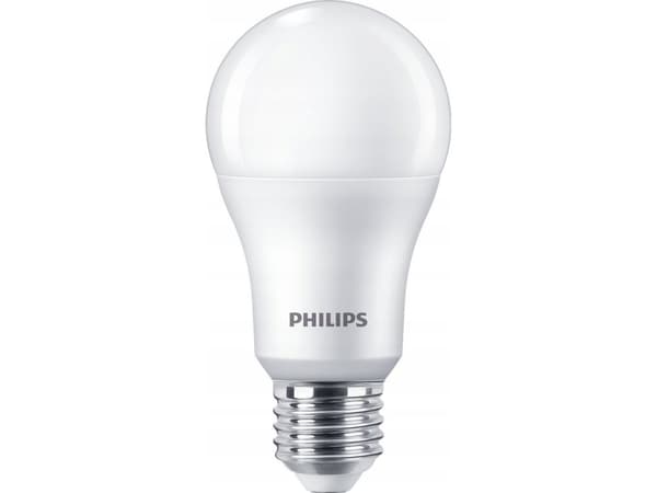 Philips - LED-lyspære - form: A67 - mattslipt finish - E27 - 13 W (ekvivalent 100 W) - klasse E - varmt hvitt lys - 2700 K (en pakke 6)