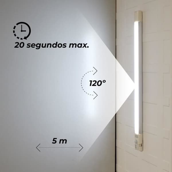 Led Linear Bar - M LEDME - Sensa 1W - Varmvit - Aluminium/PC - Inomhus