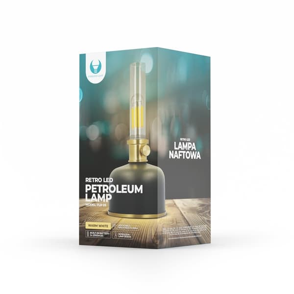 Retro Old Lanterns LED-lampa med 2 000 mAh batteri Forever FLR-25