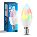 Miniatyrbild 1 av 2: SmartHome C37 6W RGB+CCT LED-lampa - M LEDME - E27 - Dimmerkompatibel - Anslutet objekt
