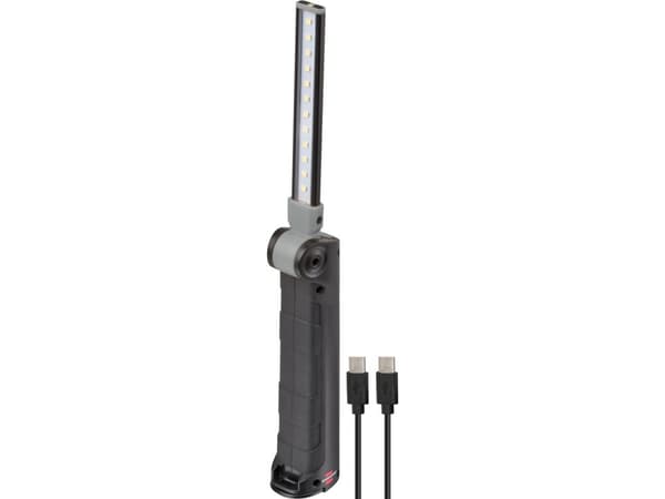 Brennenstuhl 1177370010, 3,3 W, LED, IP20, 2000 mAh, musta, harmaa, käsityövalo Svart, Grå