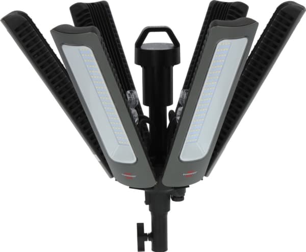 Brennenstuhl 9171410180, 300 W, LED, Bluetooth, IP54, Musta, Vapaasti seisova työvalo musta
