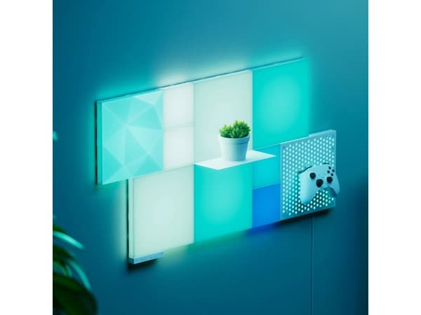 Nanoleaf Block Textured Large Squares Accessory Set (2 paneler) | 16 millioner og flere farger