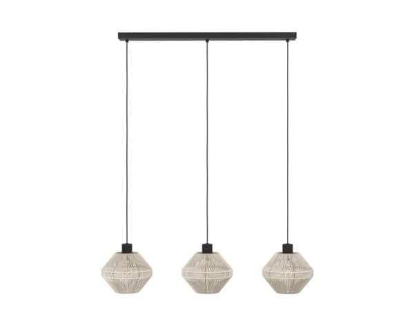 EGLO MIDSUMER LANGBORD L920 3XE27 SORT/CREME