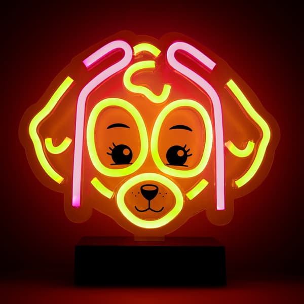 Paw Patrol LED Neonskylt på fot  - Skye