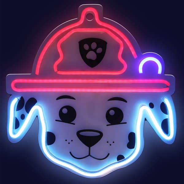 Paw Patrol LED Neon-skilt - Marshall