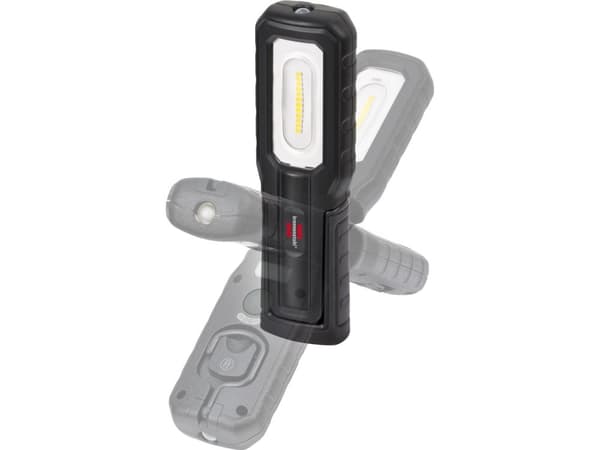 Brennenstuhl 1175640010, LED, 230 g, IP54, 2000 mAh, Musta, Kädessä pidettävä työvalo