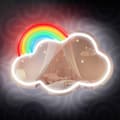Miniatyrbilde 3 av 4: LED Neon Mirror Lighting med dimmer - Sky med regnbue
