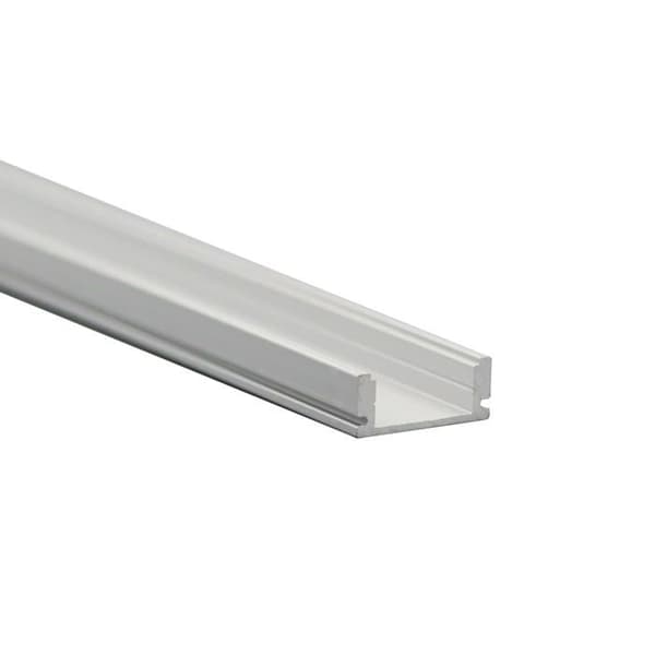Eurekaled - PA 1042 5PZ - 5 aluminium U-profiler på 1 meter för LED-remsor med ogenomskinlig täckkod 1042