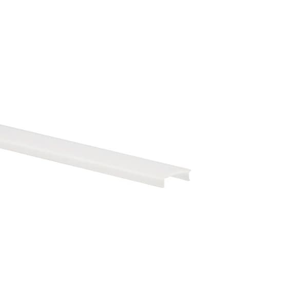 Eurekaled - PA 1042 5PZ - 5 aluminium U-profiler på 1 meter för LED-remsor med ogenomskinlig täckkod 1042