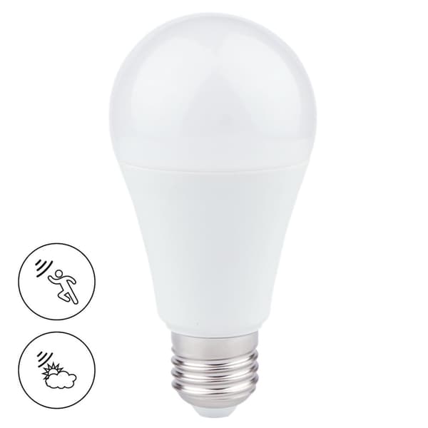 LED pære 6W A60 E27 3000K Twilight-Motion