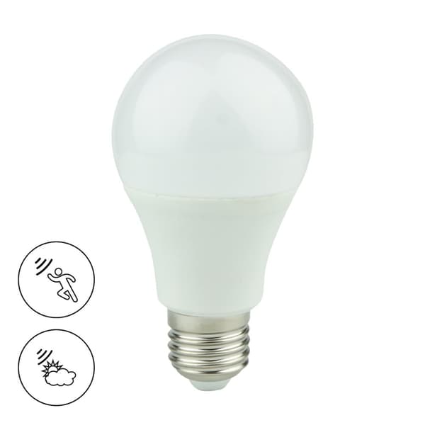 LED pære 9W A60 E27 3000K Twilight-Motion