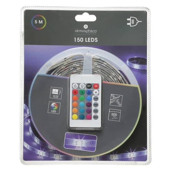 LED-remsa - L500 cm - Flerfärgad - Atmosphera inredningsskapare