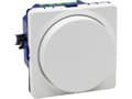 Miniatyrbilde 1 av 2: Lysdæmper Rotary Dimmer - Triac, mat hvid