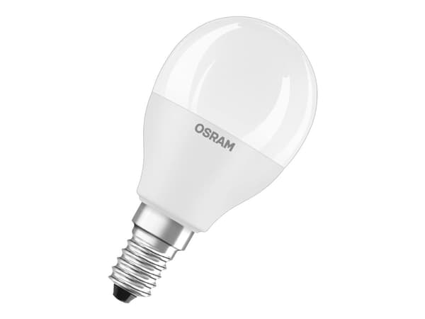 OSRAM LED STAR+ - LED-glödlampa - form: P47 - glaserad finish - E14 - 4.9 W (motsvarande 40 W) - klass F - RGB/varmt vitt ljus - 2700 K