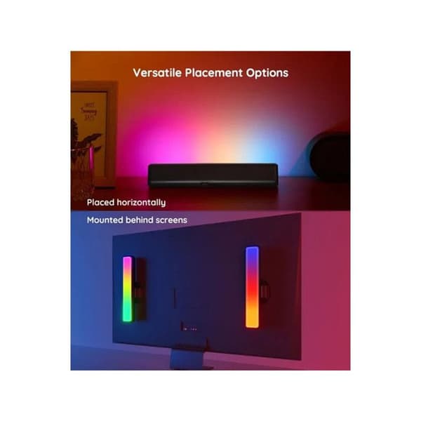 Intelligent LED-panel - Govee - H6056 - Wi-Fi/Bluetooth - Färg Svart - Stämningsbelysning