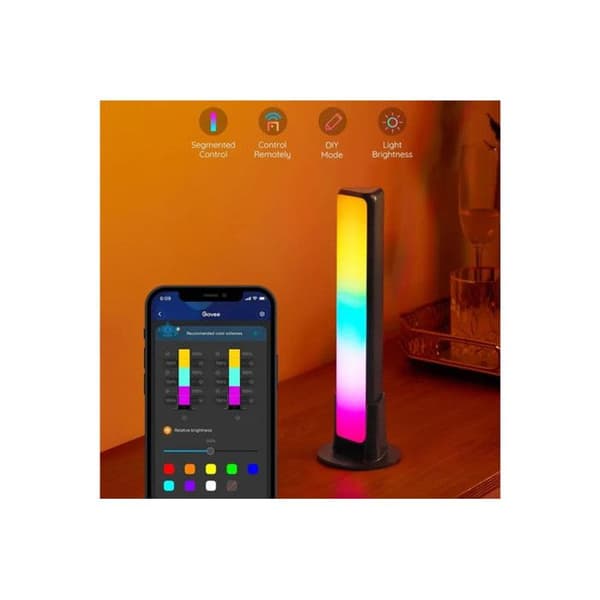 Intelligent LED-panel - Govee - H6056 - Wi-Fi/Bluetooth - Färg Svart - Stämningsbelysning