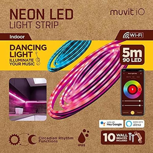 muvit iO WiFi Neon RBG LED Strip 5 m