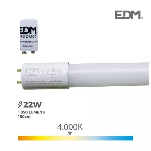 T8 LED-rör 150cm 22W 1850lm -